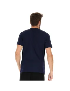 Camiseta Lotto Logo Viii Azul | Ofertas de pádel